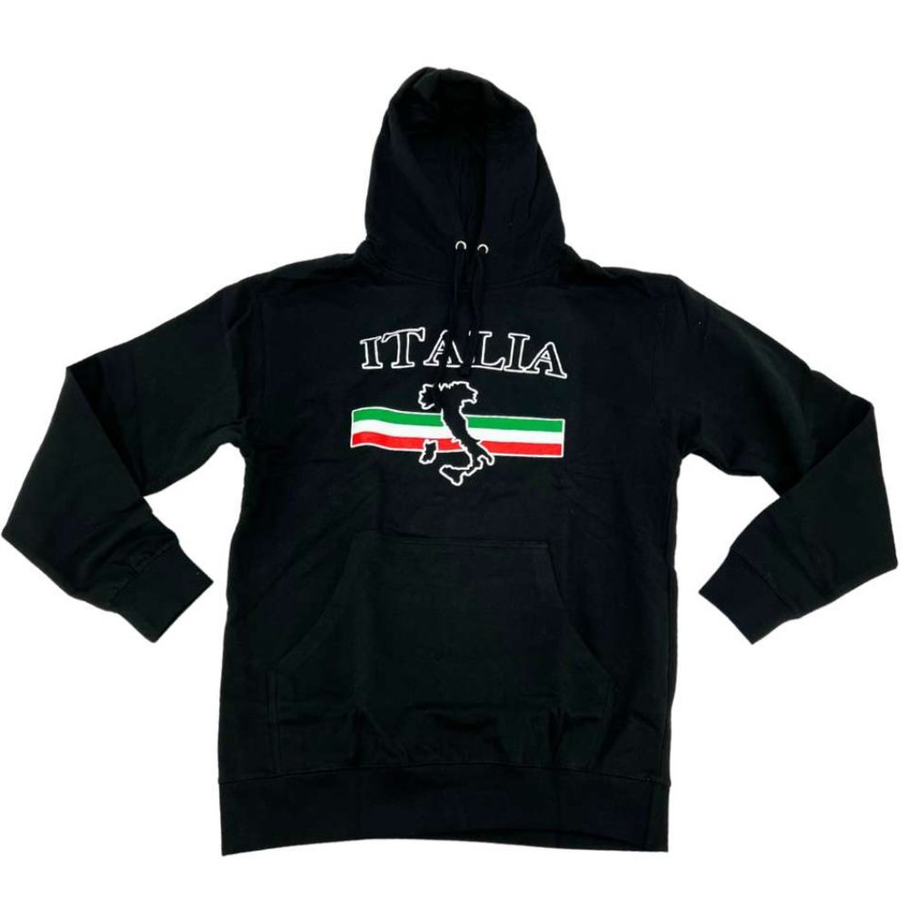 Hardcore Italian | Men's Italia Hoodie | Black | Size M
